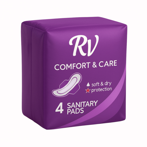 Cotton Period pad for Women - Pack of 4 (M-L) | 360°